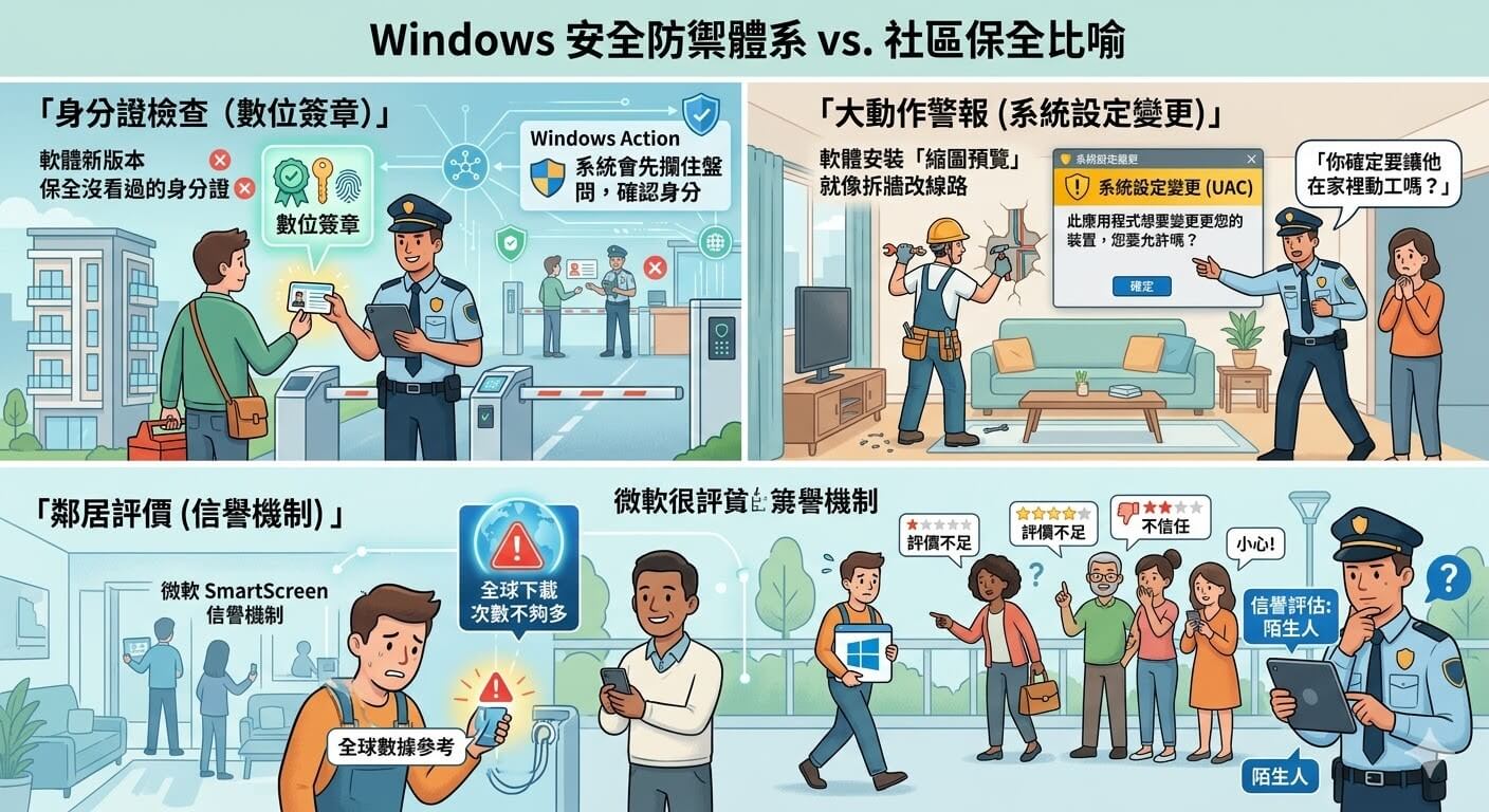 Windows 11 安裝安全提示