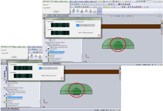 Moire現象高解析度模擬應用