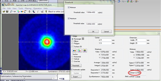 Moire現象高解析度模擬應用